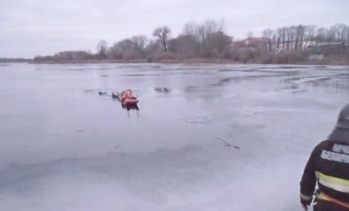 Неравнодушные соседи спасли из ледяной воды мать и сына