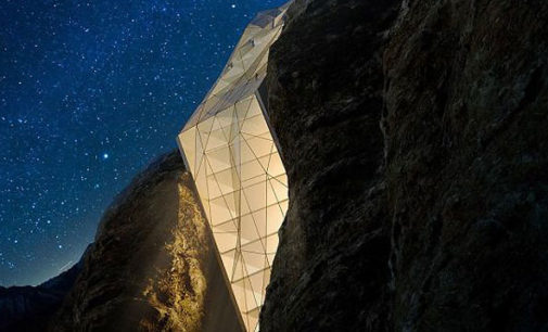 В Альпах намерены построить «стекающую» с горы гостиницу