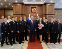 Глава МВД России вручил награды 11 сотрудникам за мужество при спасении людей