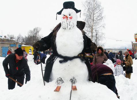 В Котласе в шестой раз пройдет конкурс снежных фигур