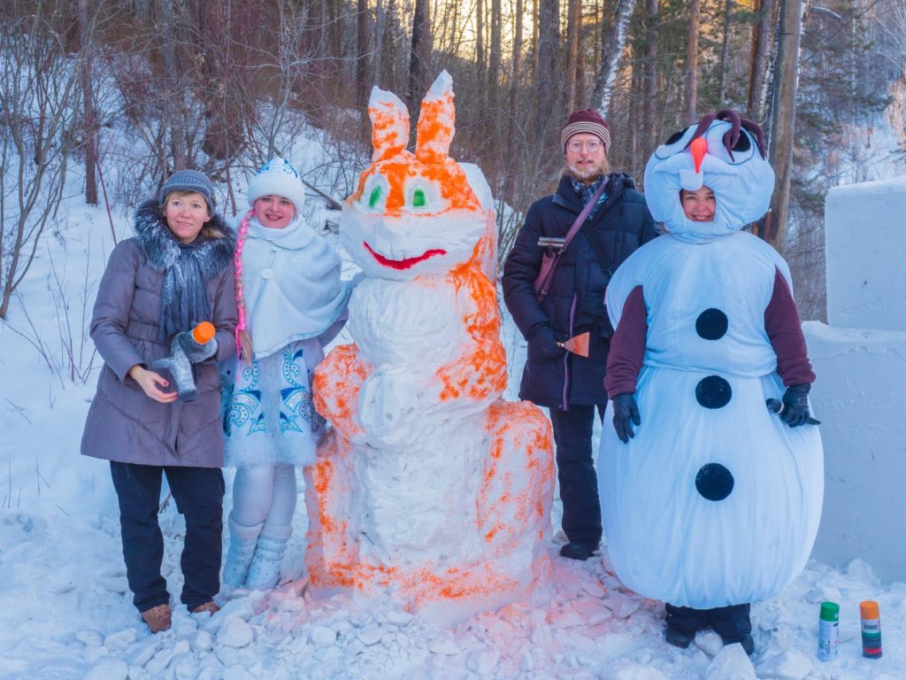 Роев ручей-парад снеговиков-10