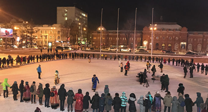 В Иркутске прошел танцевальный флэшмоб «Глобальный ёхор»