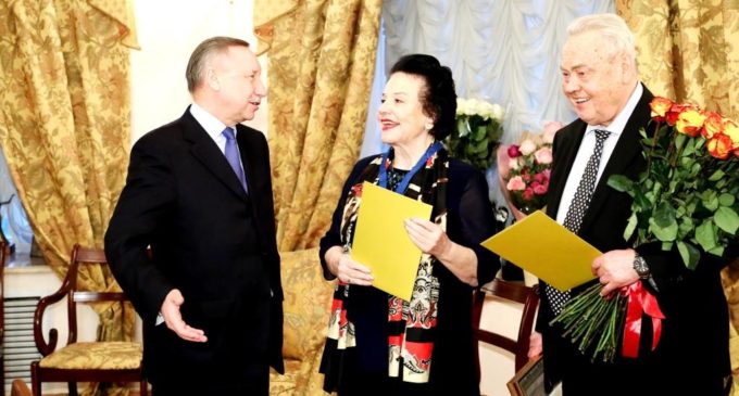 Александр Беглов наградил Ирину Богачеву знаком отличия «За заслуги перед Санкт-Петербургом»