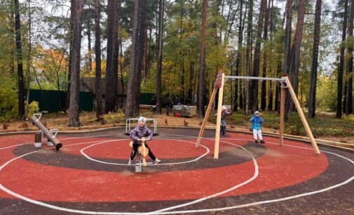В Лебяжьем Ленинградской области — новый парк