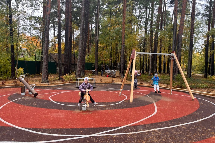 В Лебяжьем Ленинградской области — новый парк