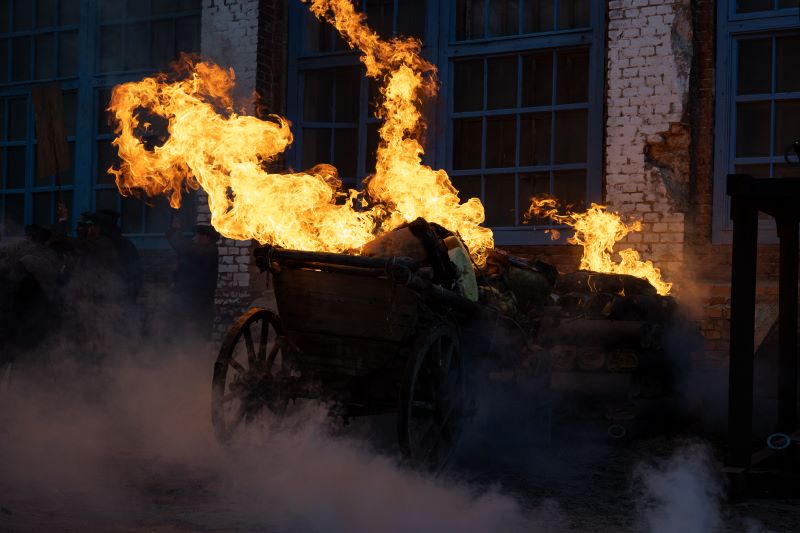 Пожар на съёмочной площадке исторической судебной драмы «Плевако»
