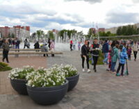 Петербург благоустроенный. Жители Колпино выберут название для новой площади с фонтаном