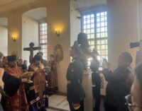 В усыпальницу Александро-Невской Лавры установили новый памятник Суворову