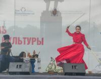 У Крестовского острова прошел Фестиваль казачьей культуры